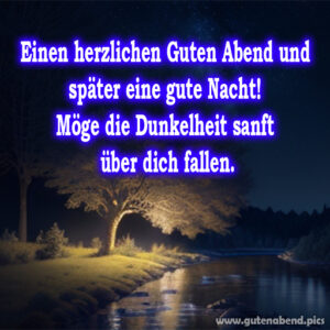 Guten Abend gut Nacht Grüße & Bilder - Guten Abend Pics