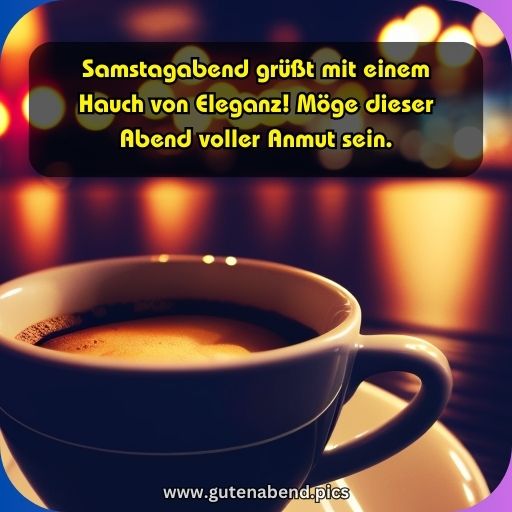 guten abend Samstag 