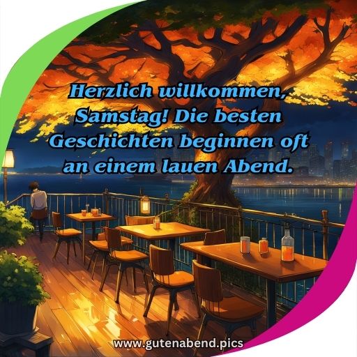 guten abend Samstag 