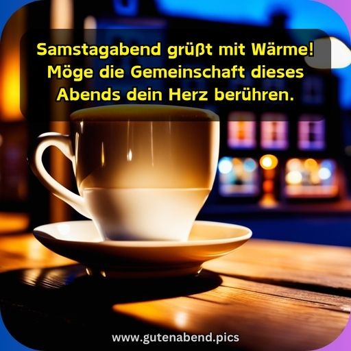 guten abend Samstag 