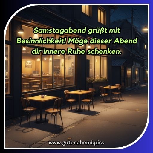 guten abend Samstag 