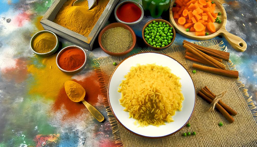 golden spice rice preparation