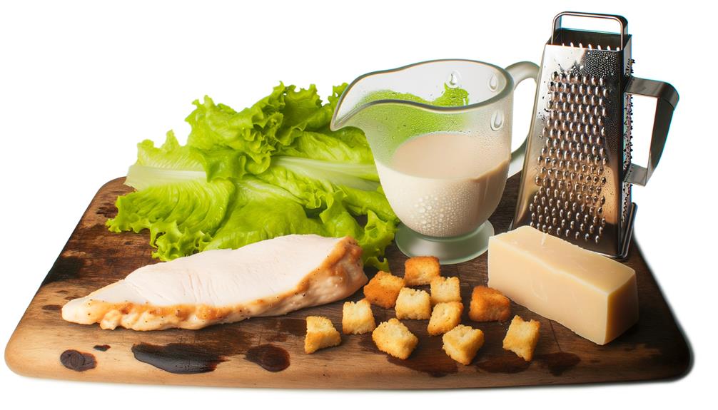 low fat chicken caesar preparation